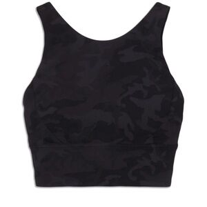 lululemon athletica Black Camo High-Neck Sports Bra